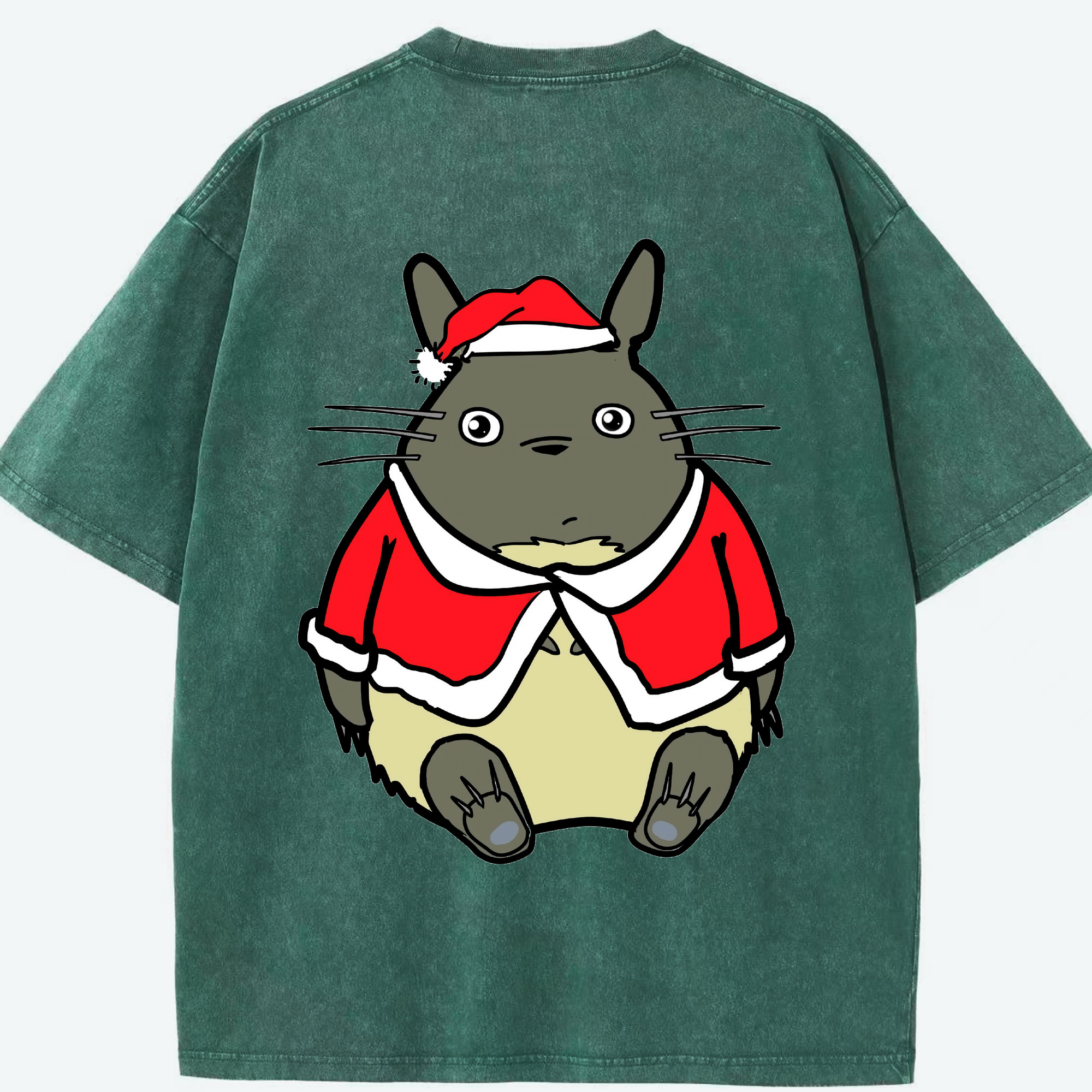 （画像用） となりのトトロ 草壁メイ 草壁サツキ My Neighbor Totoro Satsuki Kusakabe Mei Kusakabe 綿100% ヴィンテージ風 半袖Tシャツ（背面プリント）